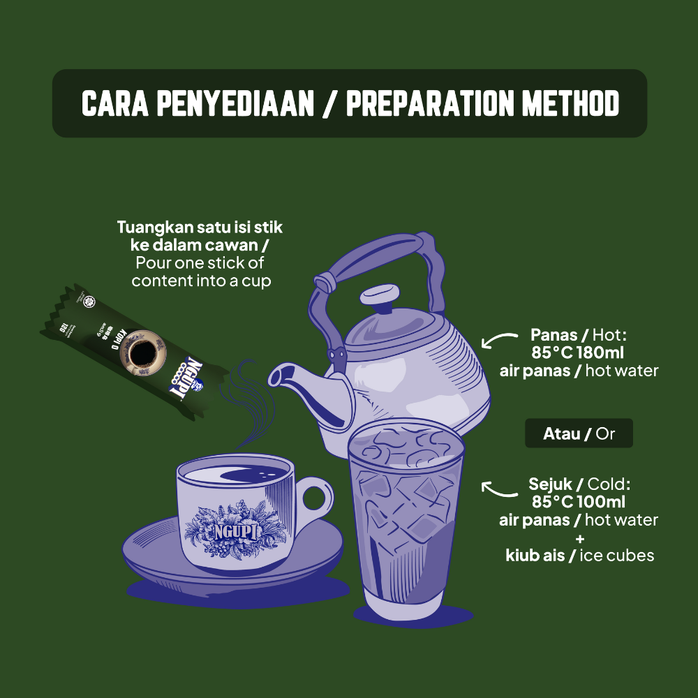 ZUS Ngupi® 3in1 - Kopi O