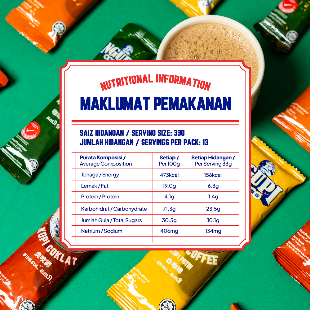 ZUS Ngupi® 3in1 - White Coffee
