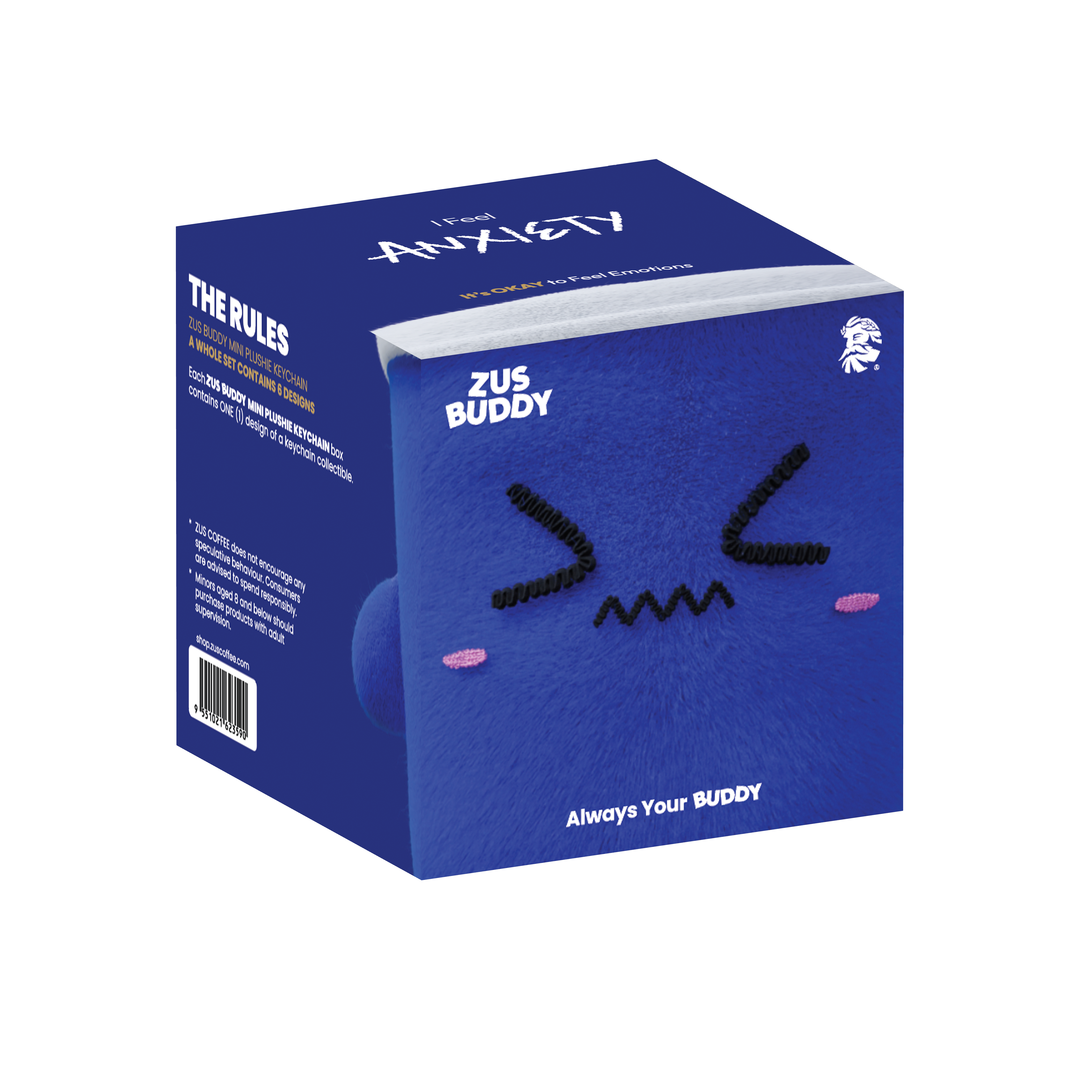 ZUS Buddy Mini Plushie Keychain - 1's