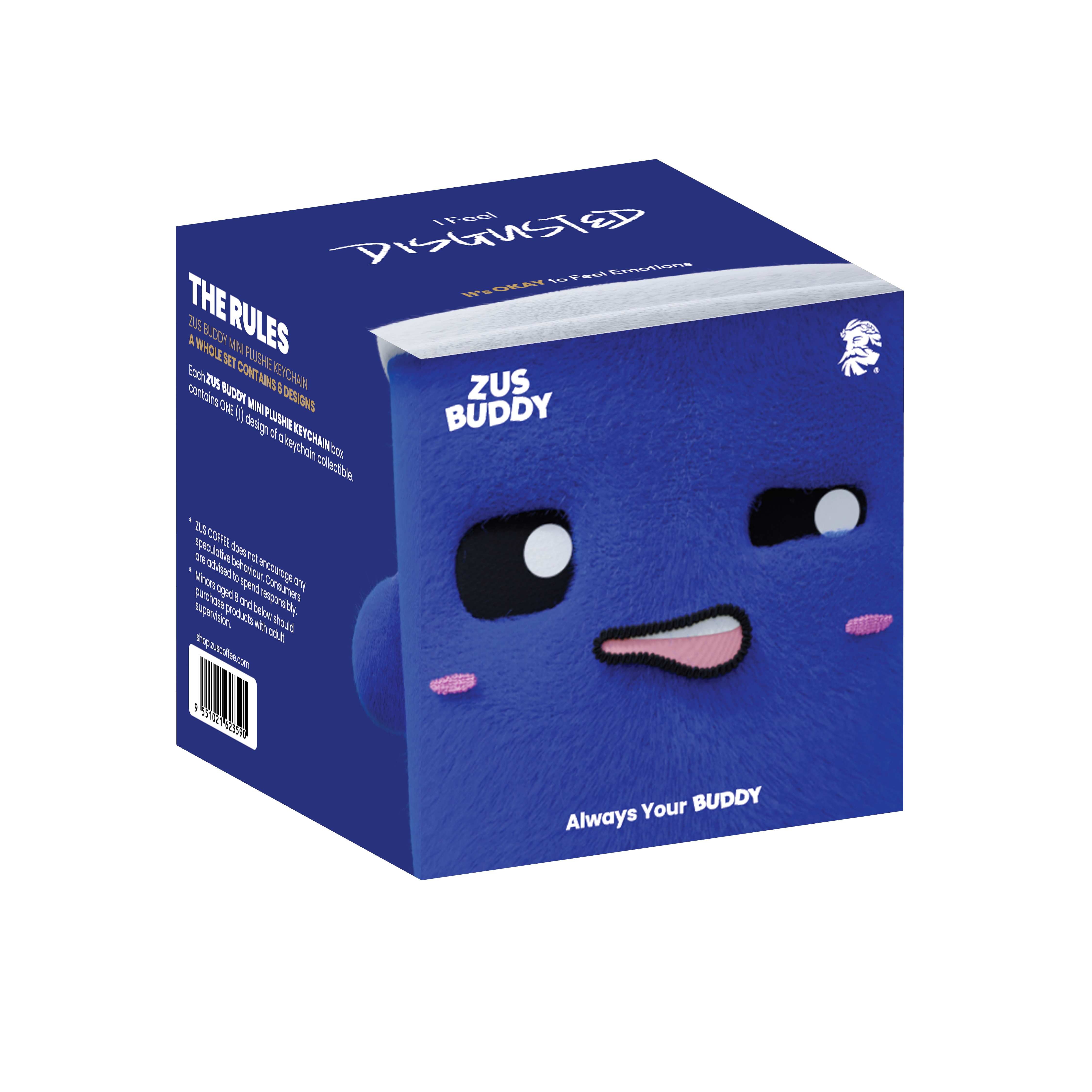 ZUS Buddy Mini Plushie Keychain - 1's