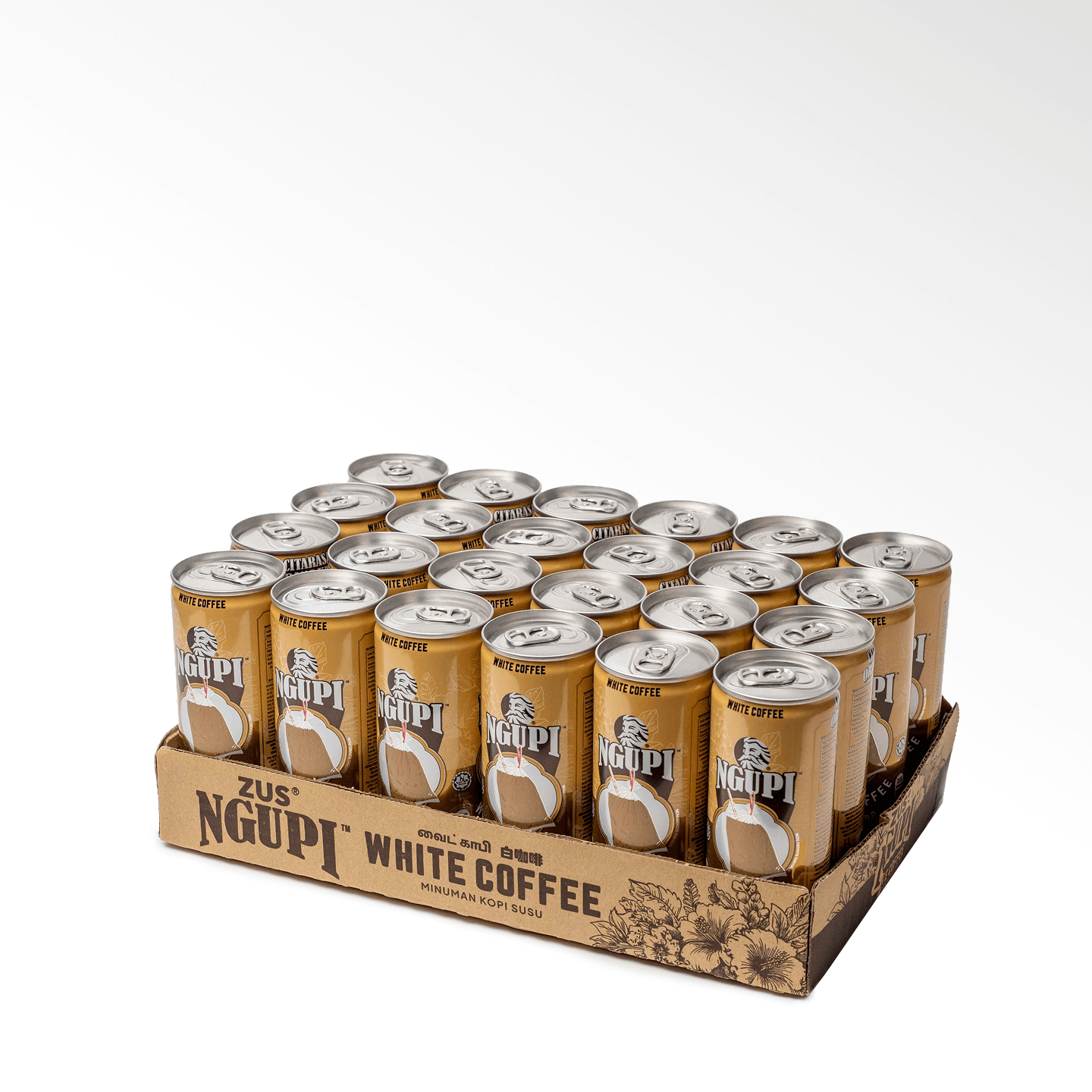 ZUS Ngupi® Cans - White Coffee
