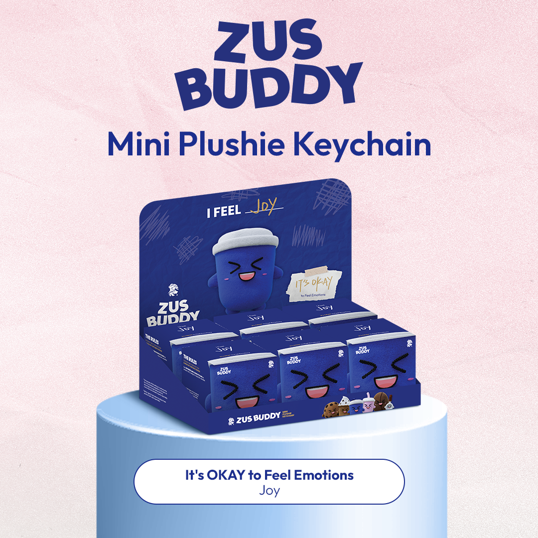 ZUS Buddy Mini Plushie Keychain - It's Okay to Feel Emotions - Full Set (6's)