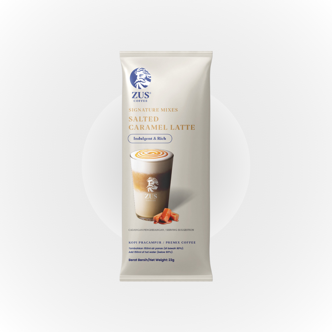 ZUS Signature Mixes Coffee - Salted Caramel Latte - 5's