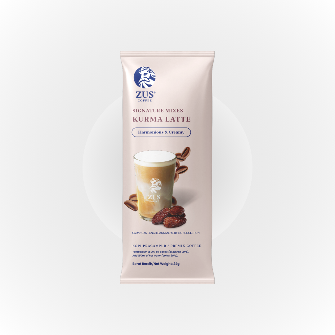 ZUS Signature Mixes Coffee - Kurma Latte - 10's