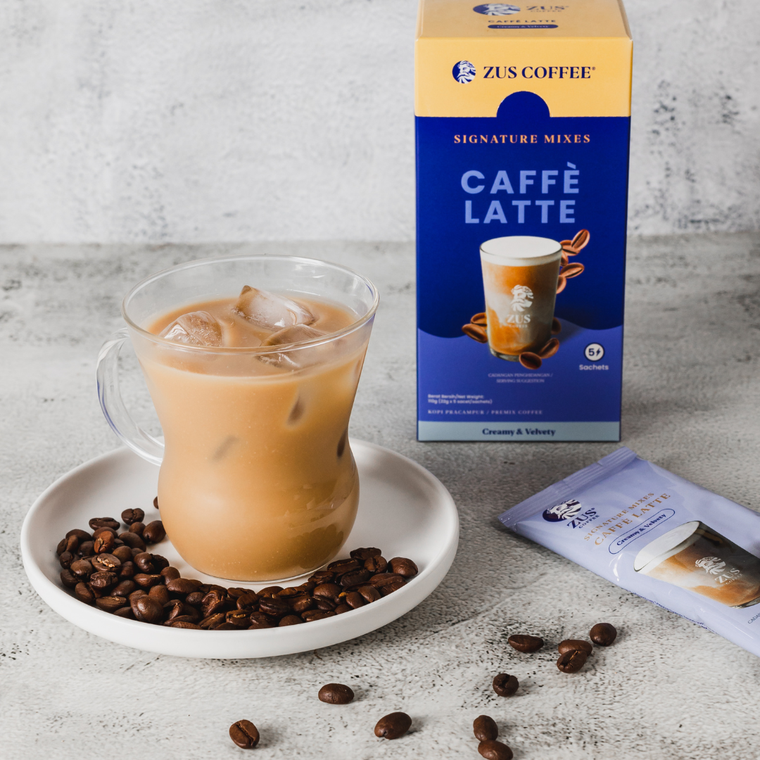 ZUS Signature Mixes Coffee - Caffè Latte - 5's