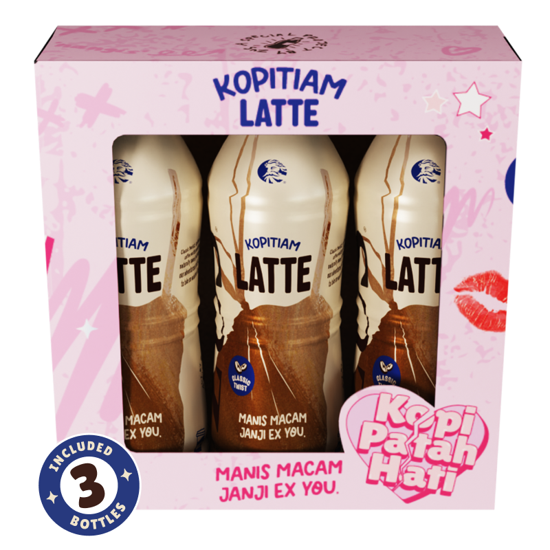 [Kopi Patah Hati] ZUS SPECIALTY LATTE - Kopitiam Latte - 250ml x 3's