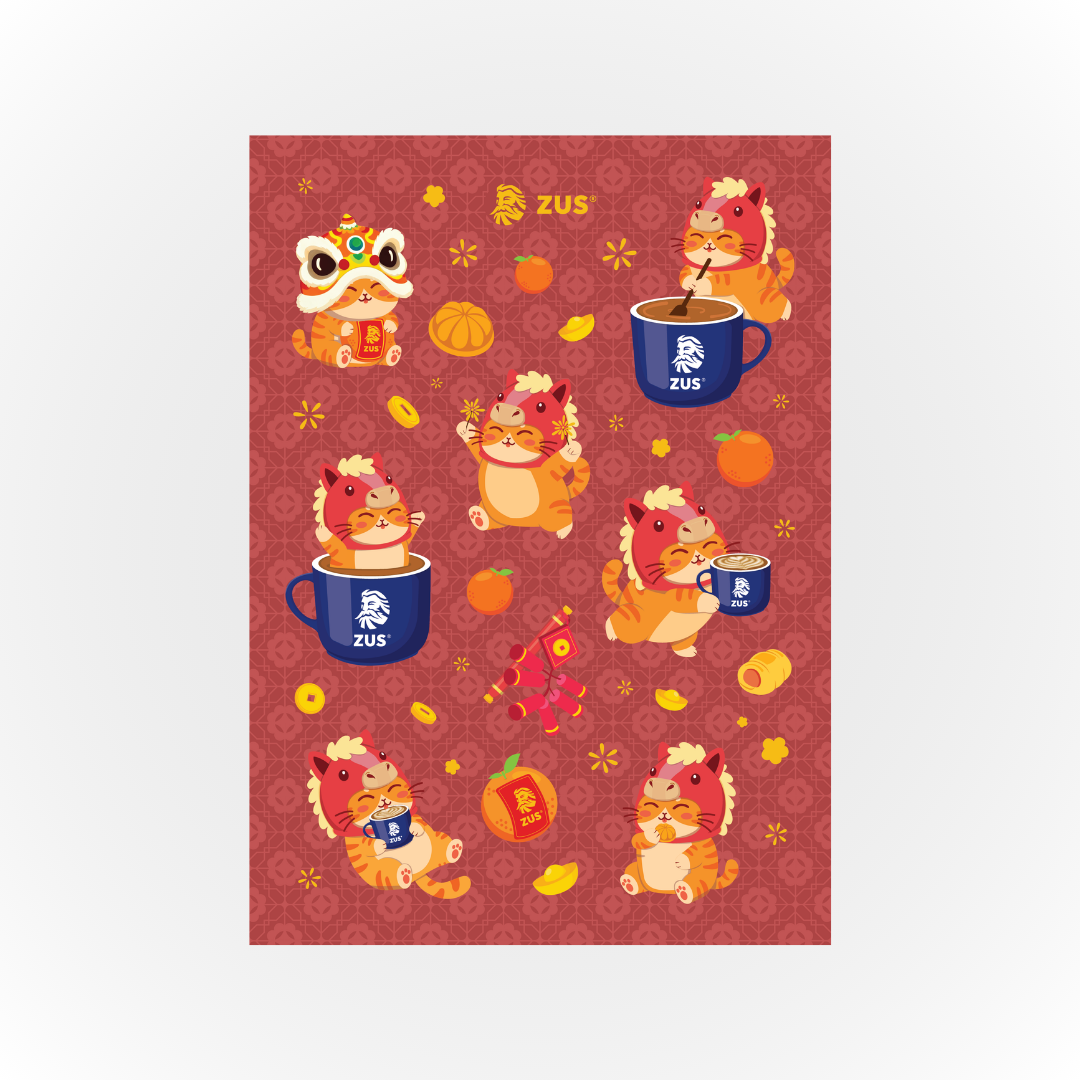 [NOT FOR SALE] [GWP] ZUS Sticker - Kongsi Rezeki