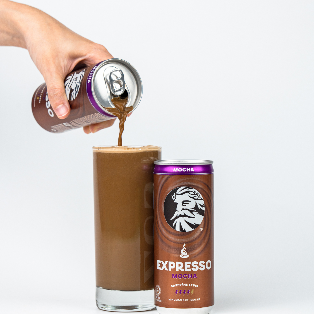 ZUS EXPRESSO LATTE - Mocha/Hazelnut/Minty - 240ml x 6 cans (Assorted Flavours RTD Canned Coffee)