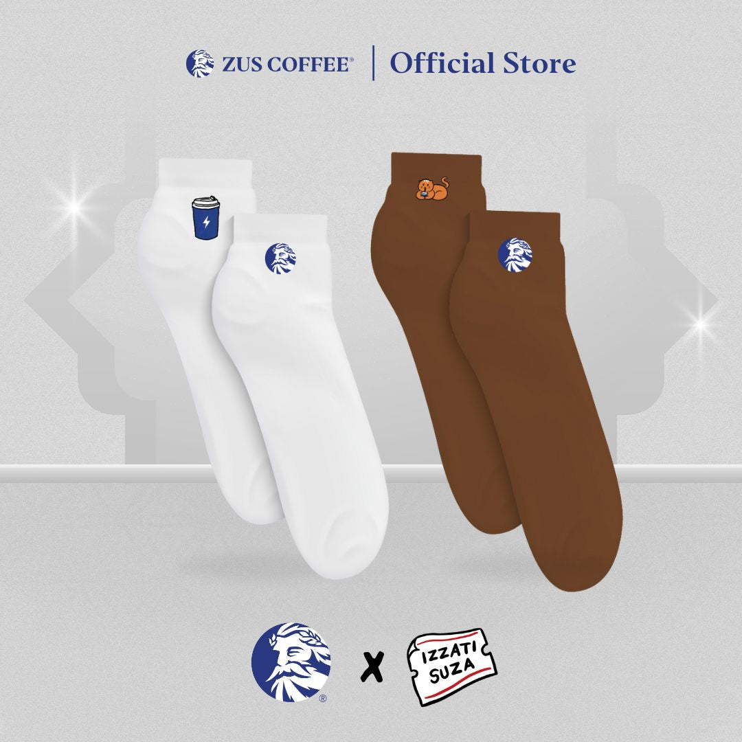 ZUS X Izzati Suza Mid Socks - Multicolors - 2's