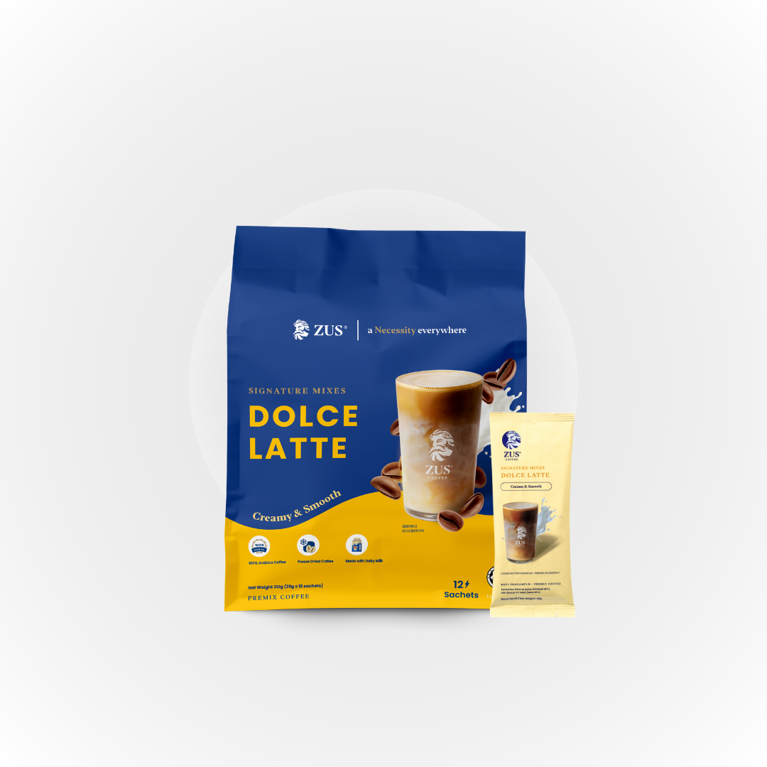 ZUS Signature Mixes Coffee - Dolce Latte - 12's