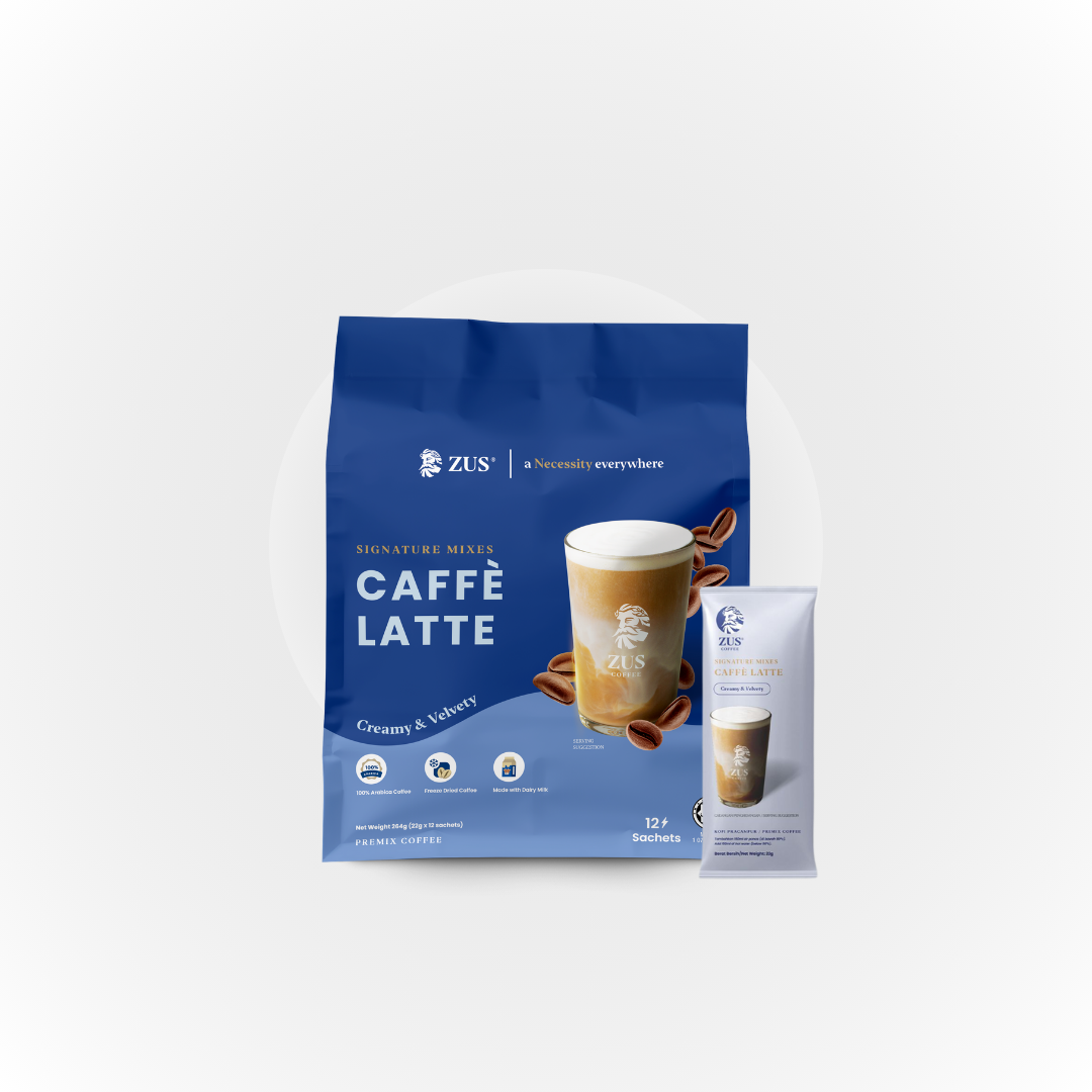 ZUS Signature Mixes Coffee - Caffè Latte - 12's