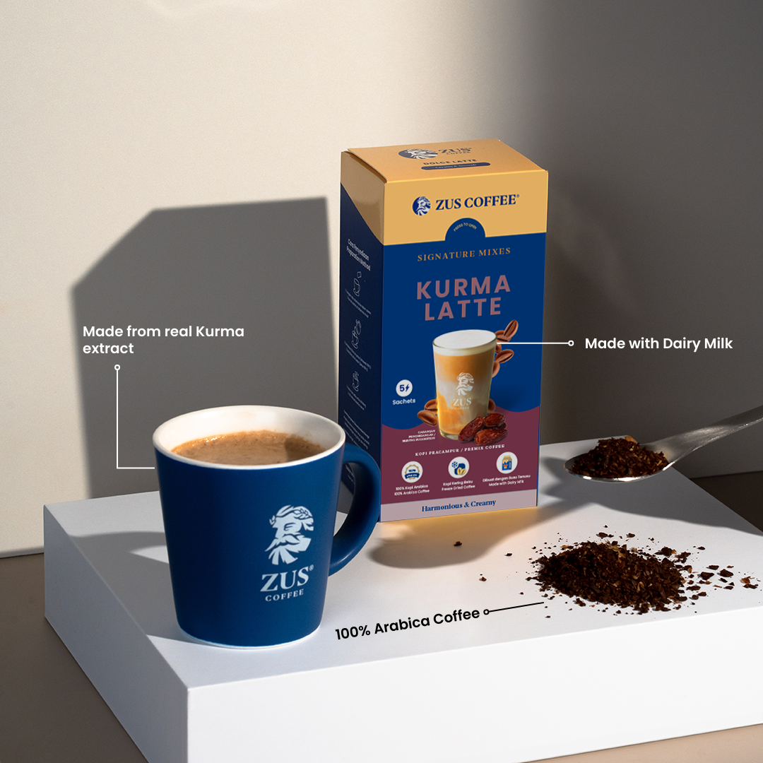 ZUS Signature Mixes Coffee - Kurma Latte - 10's