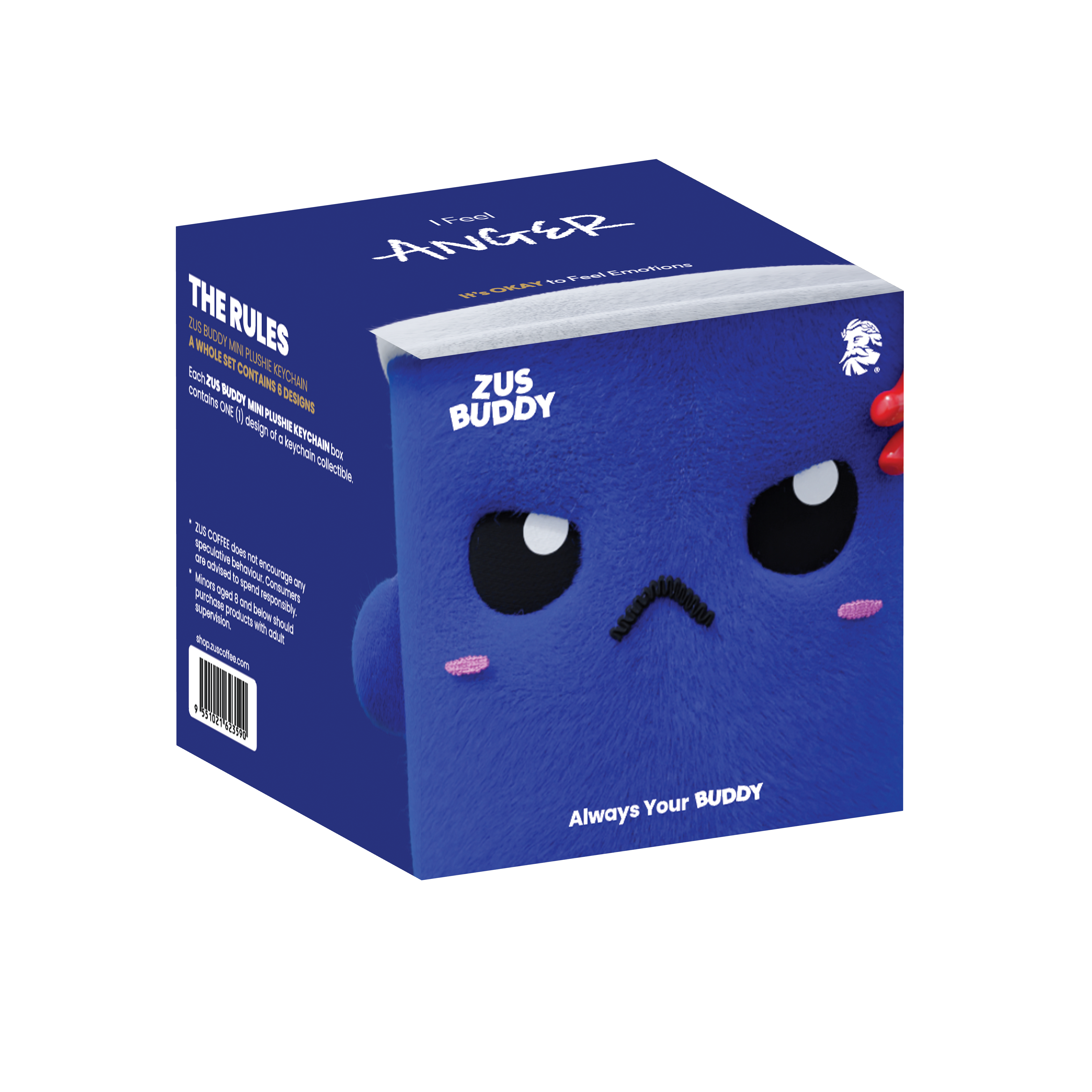 ZUS Buddy Mini Plushie Keychain - 1's