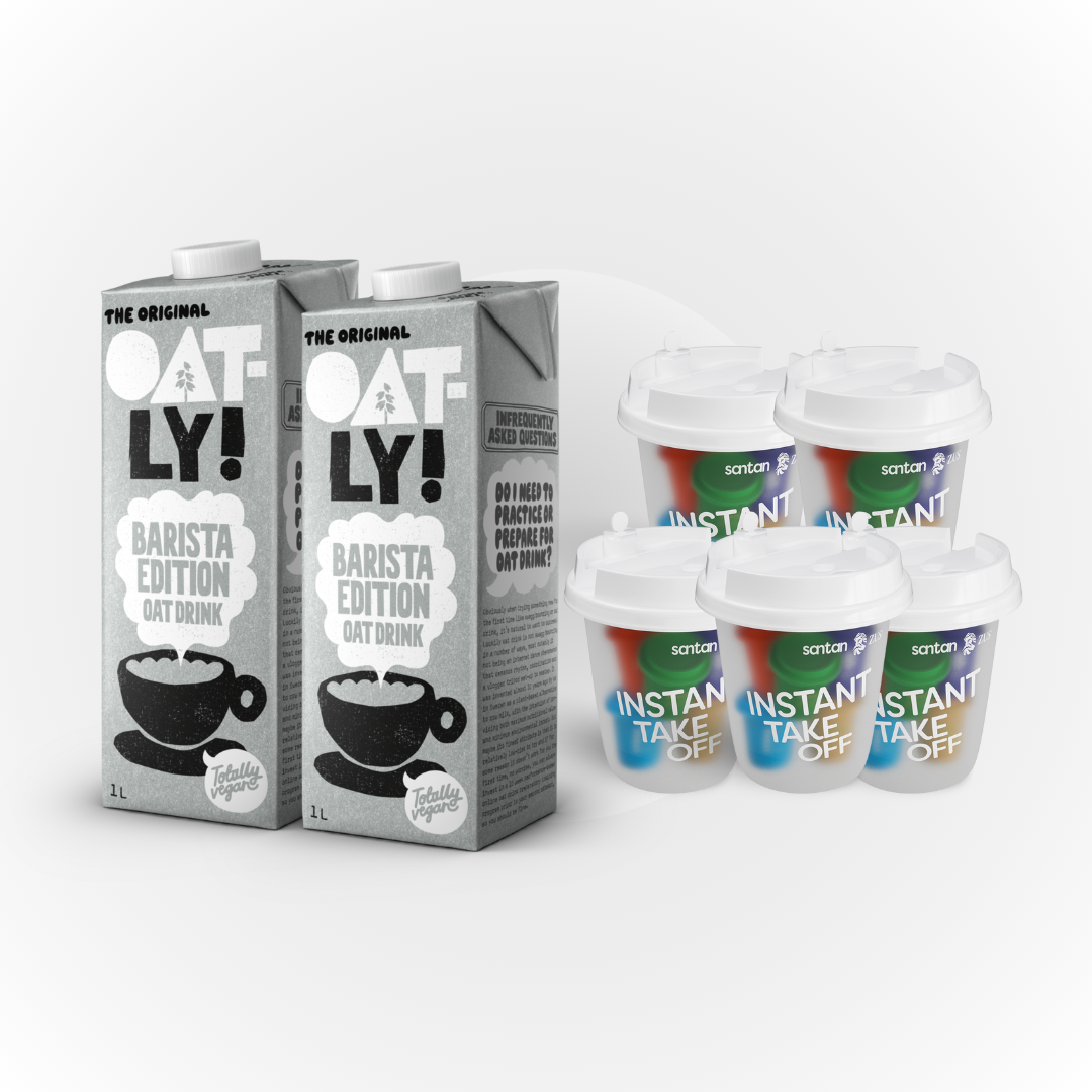 I'm Lactose Intolerant But I Love Instant Coffee Set (Oatly 1L)