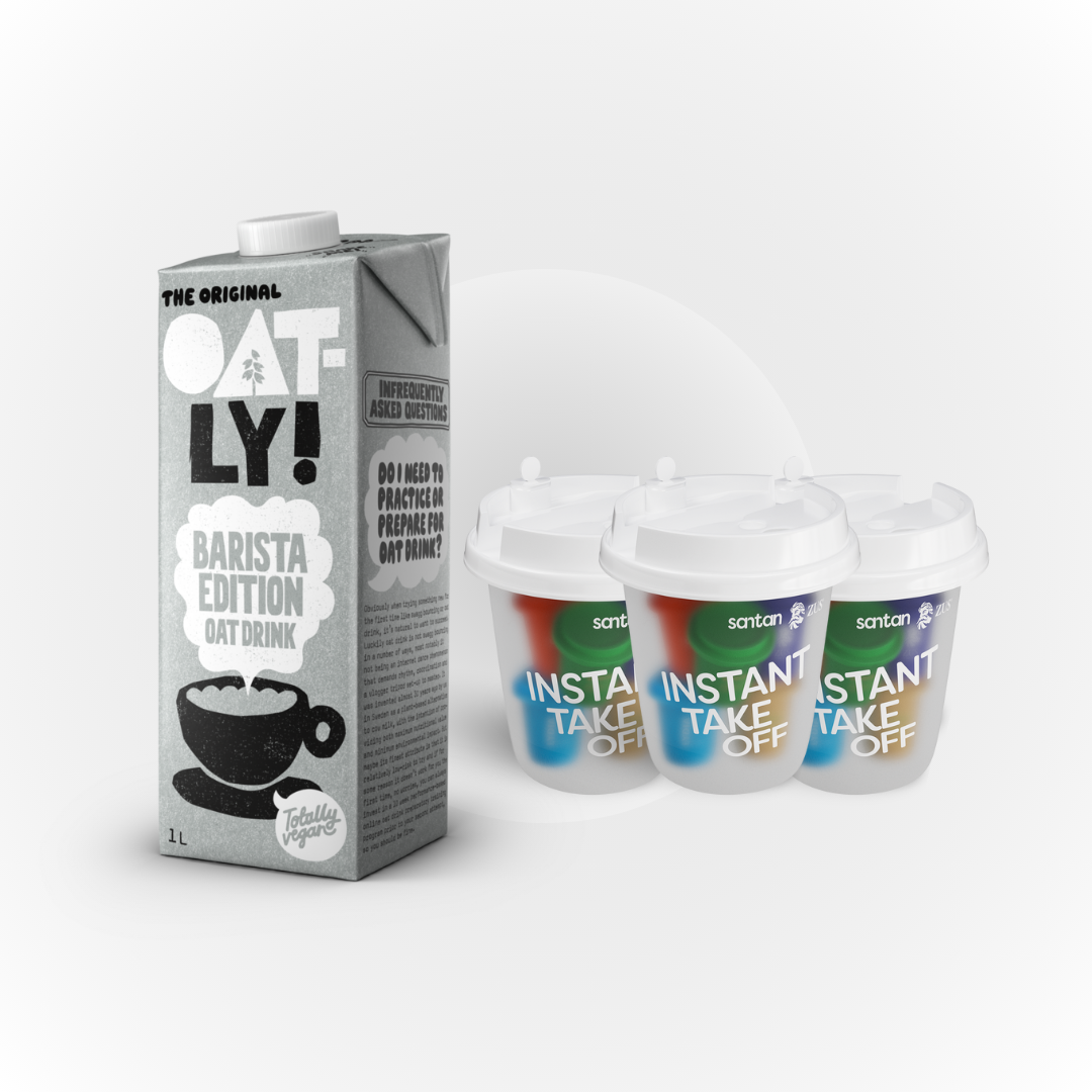 I'm Lactose Intolerant But I Love Instant Coffee Set (Oatly 1L)