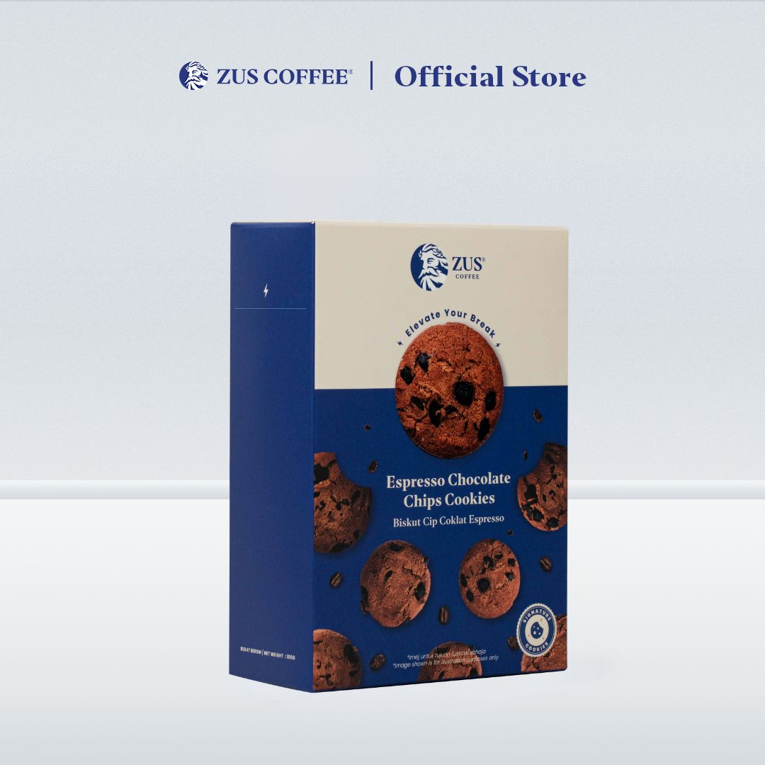 ZUS Signature Espresso Chocolate Chips Cookies - 100g - 1's [EXP: 29 AUG 2024]