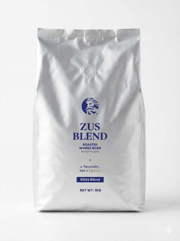 House Blend Whole Bean - Boss - 1 kg - 5's (1 packet x 5)